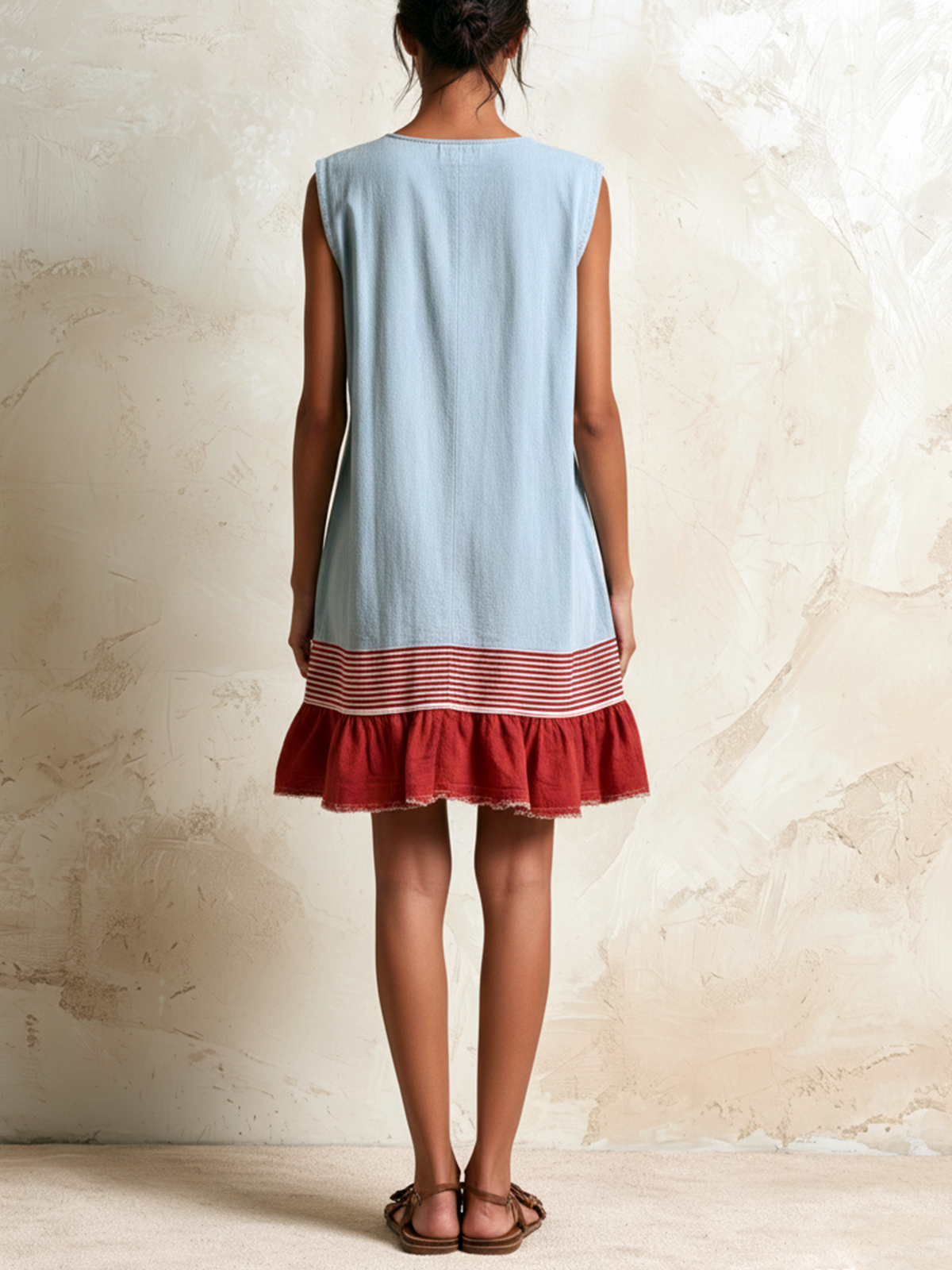 Amaya | Light Blue Tunic Dress