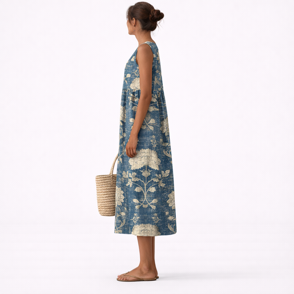 Aurora Classic Floral Midi Dress