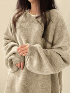 Lunea Mode® | The Soft Grace Oversized Knit Sweater