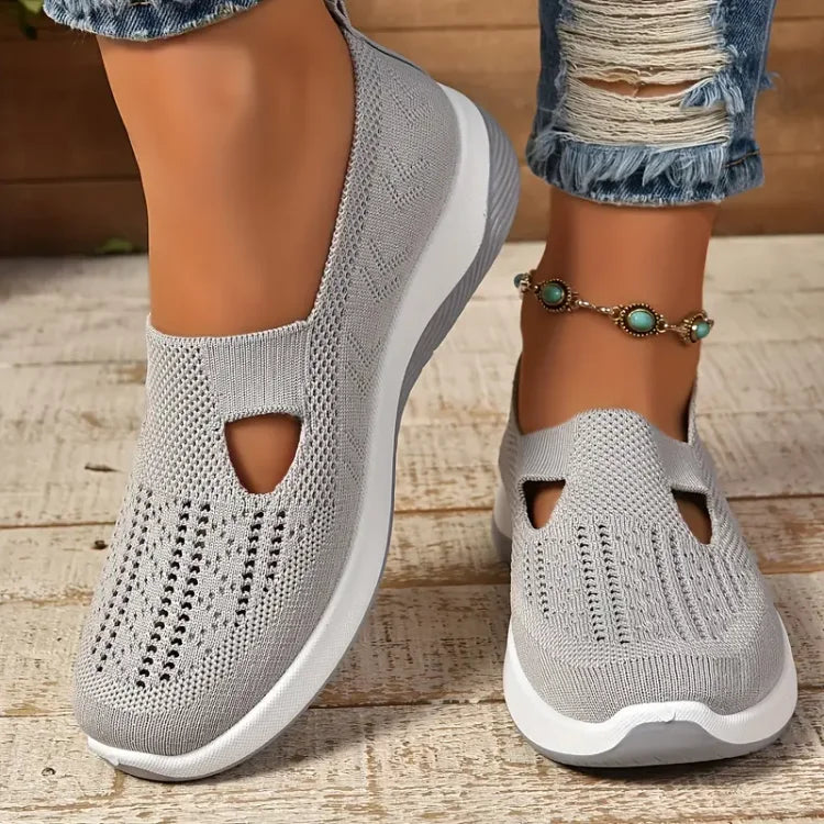 Lunea Mode® | The 'Cloud-Walk' Orthopedic Air-Mesh Loafer