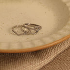 Eliza | Shining Love Wish Bone Stacking Rings
