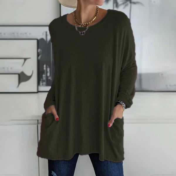 Moira - Relaxed Long Sleeve Sweater