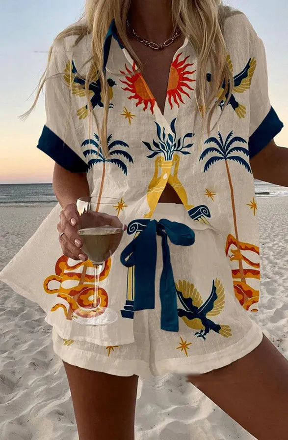 Jagoda™ | Summer Top and Shorts Set