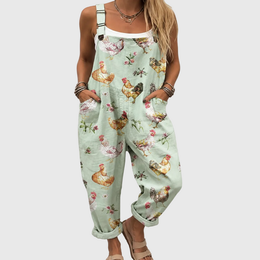 Pastel Chicken Jumpsuit