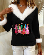 Jane | V-Neck Christmas Sweater