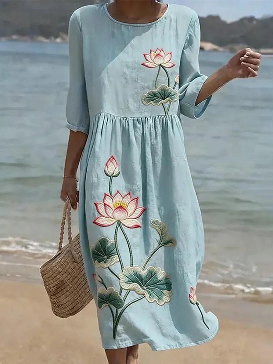 Vanessa - Elegant Floral Dress