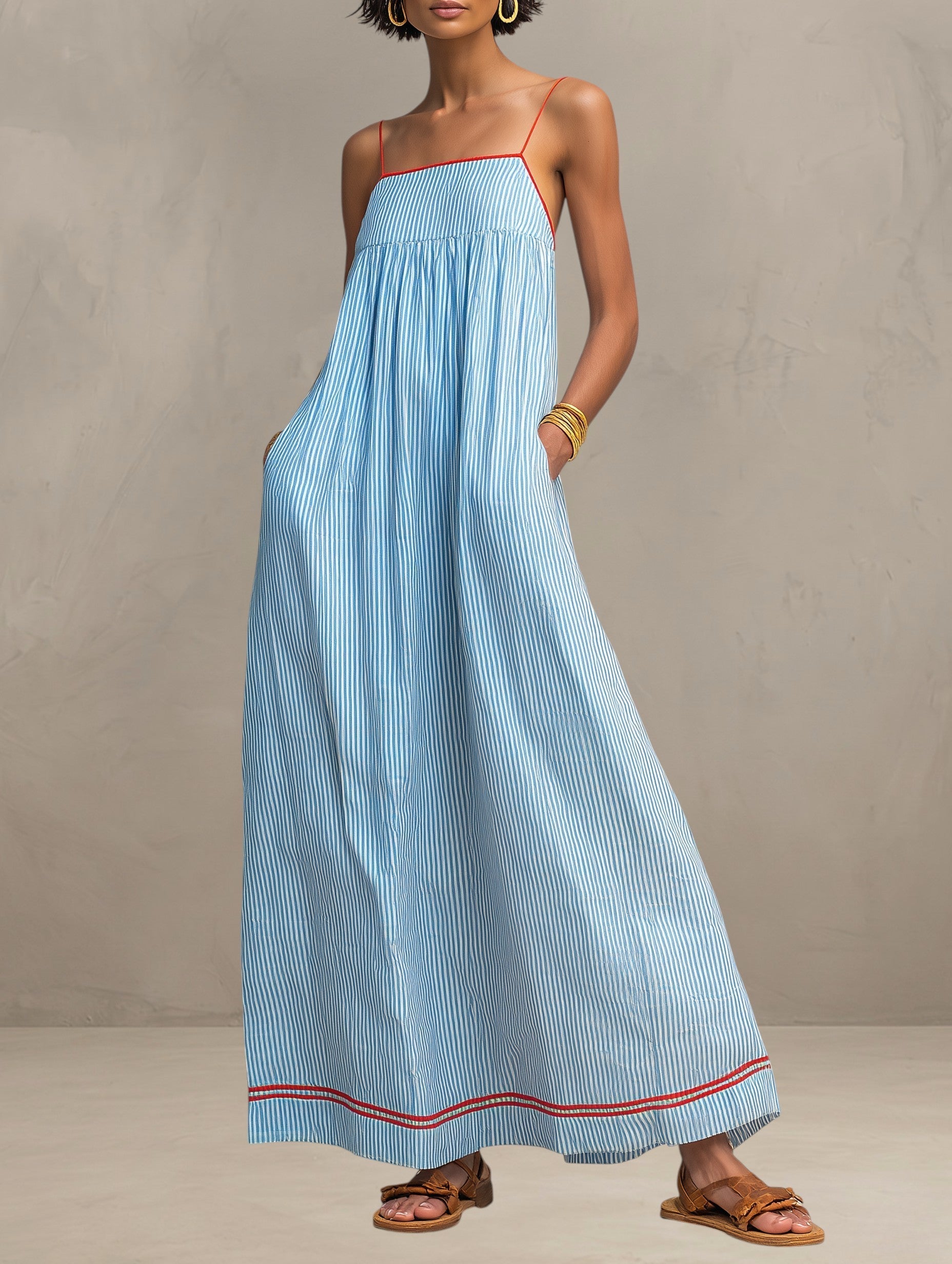 Pamela | Flowy Summer Maxi Dress