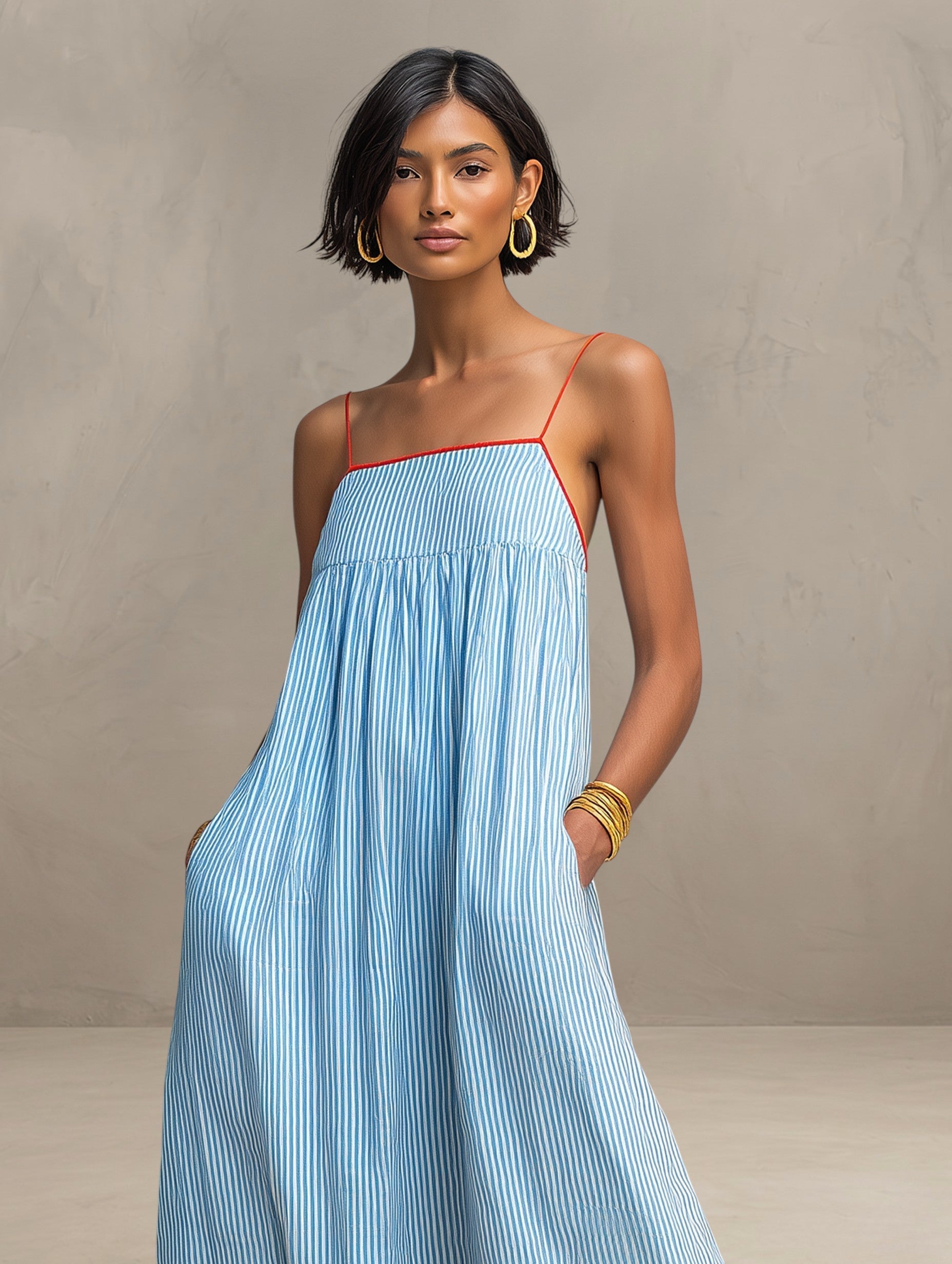Pamela | Flowy Summer Maxi Dress
