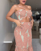Lunea Mode® | Isla Sunset Maxi Dress