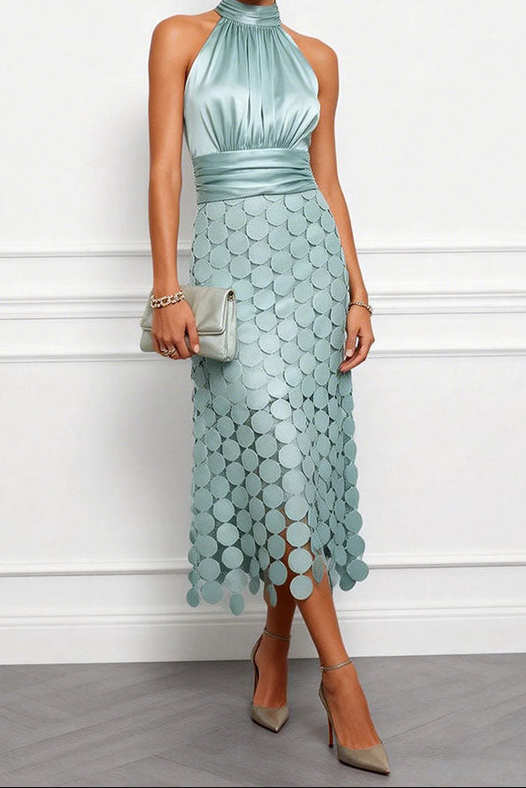 Celine | Elegant Midi Wedding Dress For Summer