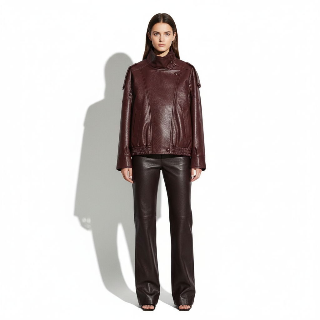 Lunea Mode's Viral Tiktok Faux Leather Jacket