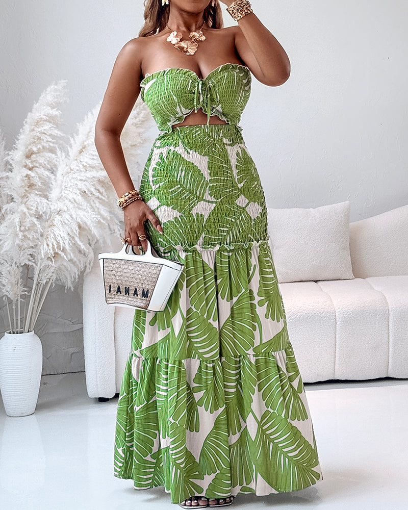Lunea Mode® | Isla Sunset Maxi Dress