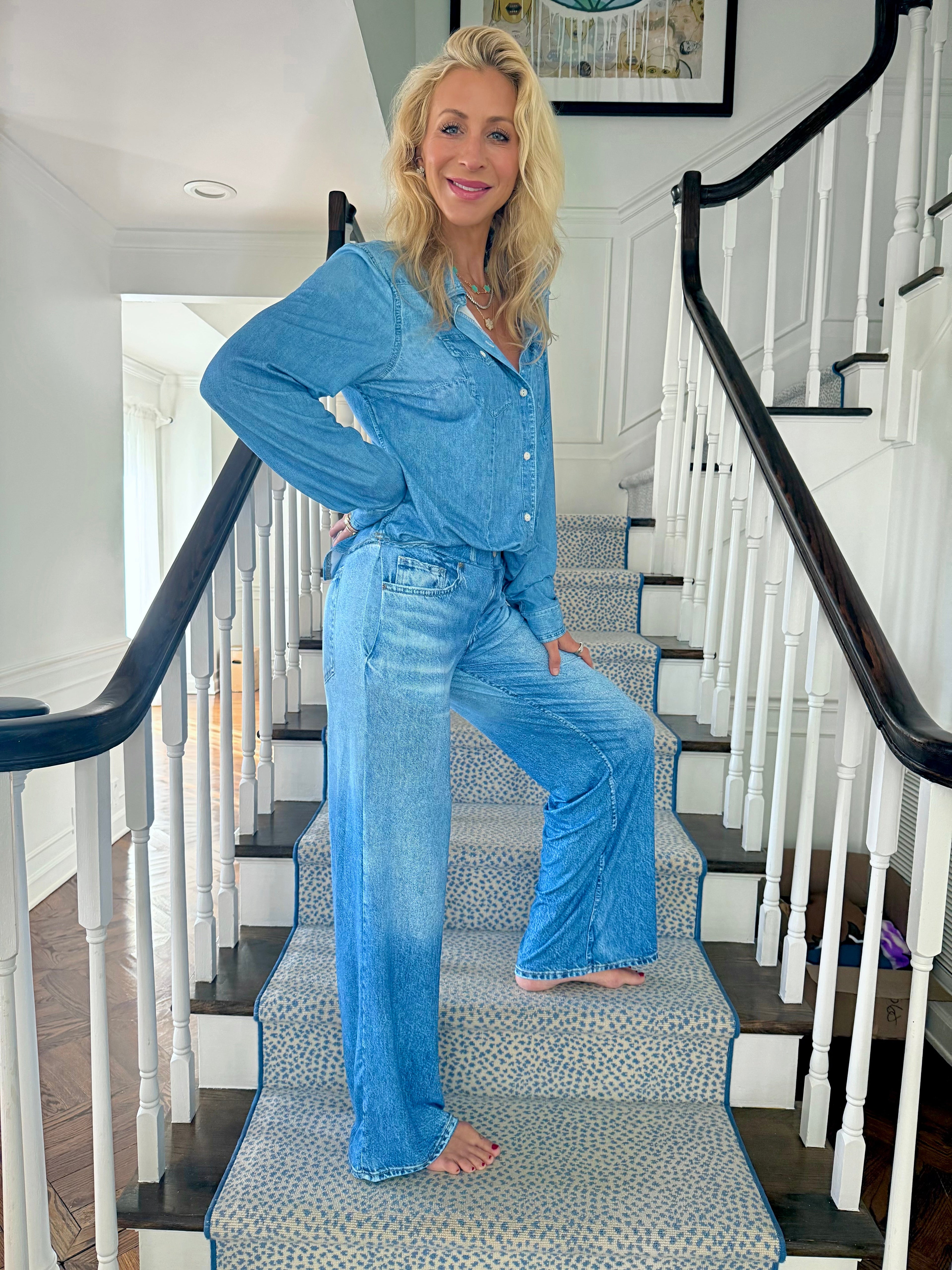 Jordann Jammies Denim Dreams Pajama Set
