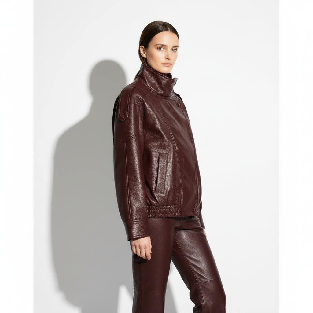 Lunea Mode's Viral Tiktok Faux Leather Jacket