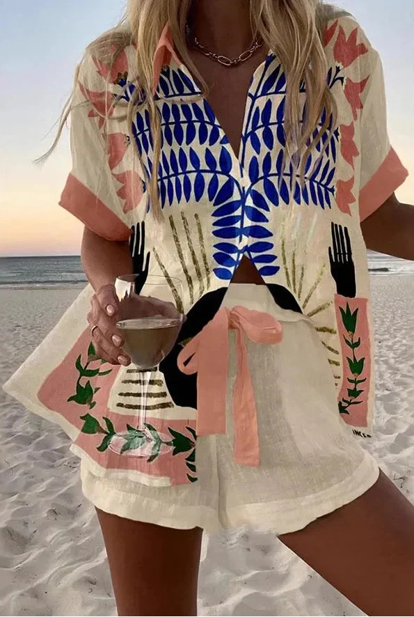 Wera™ | Summer Top and Shorts Set