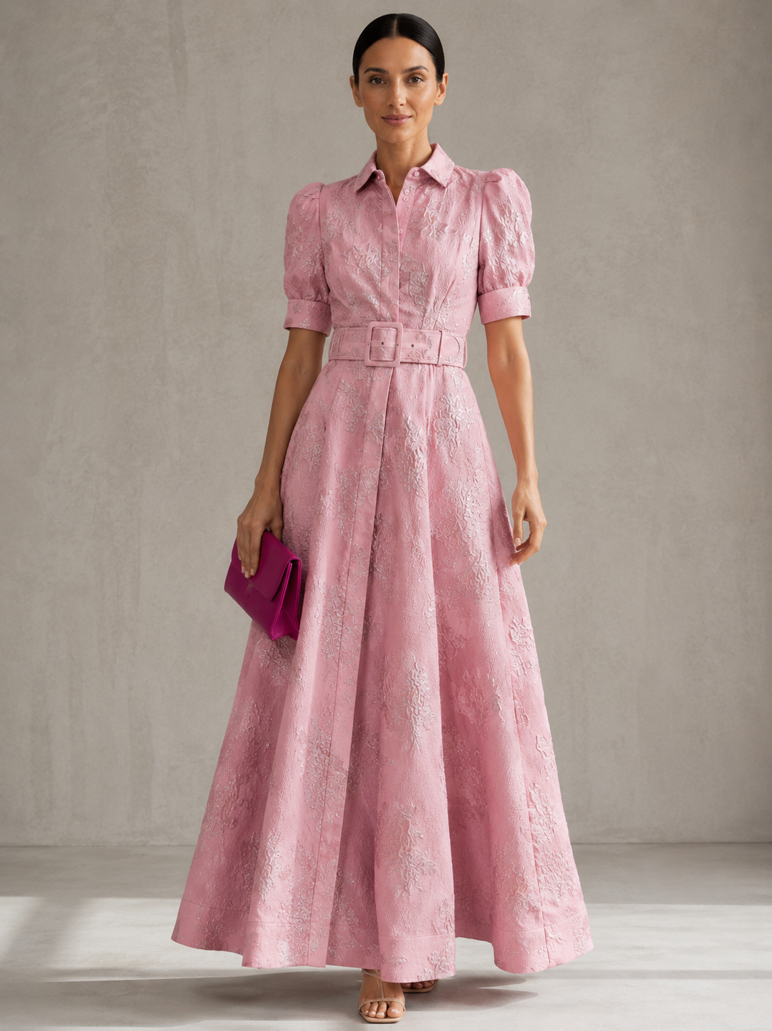 Aria | Short Puff-Sleeve Dress