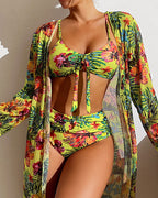 Glenda - Bikini met Bloemenrok
