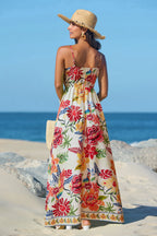 Lunea Mode® | Vibrant Oasis Tropical Maxi Dress