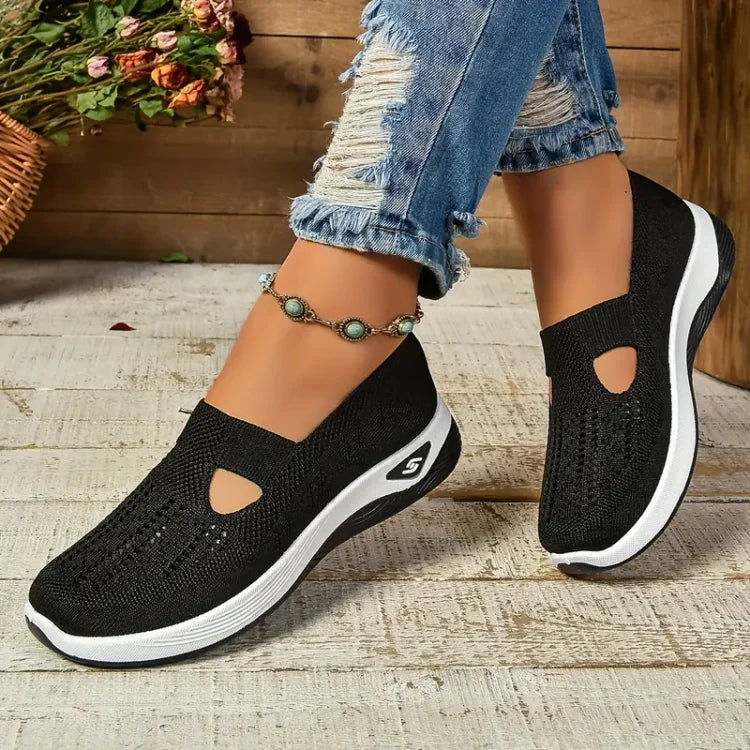 Lunea Mode® | The 'Cloud-Walk' Orthopedic Air-Mesh Loafer