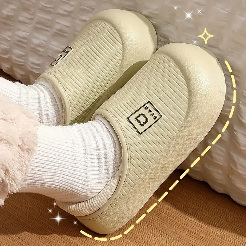 Monica Fleece-Lined Winter Slippers