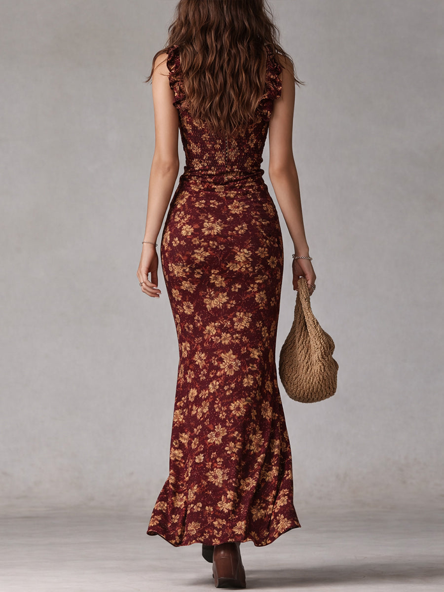 Mayfair | Elegant Retro Maxi Dress