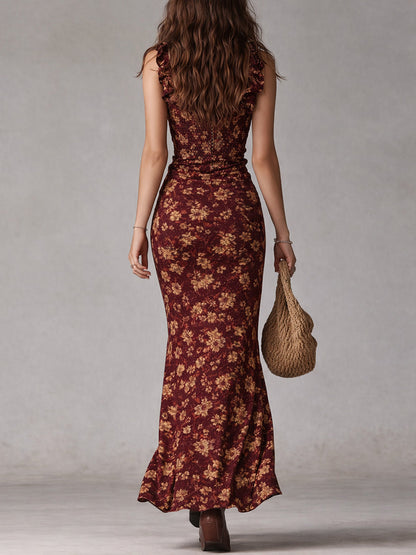 Mayfair | Elegant Retro Maxi Dress
