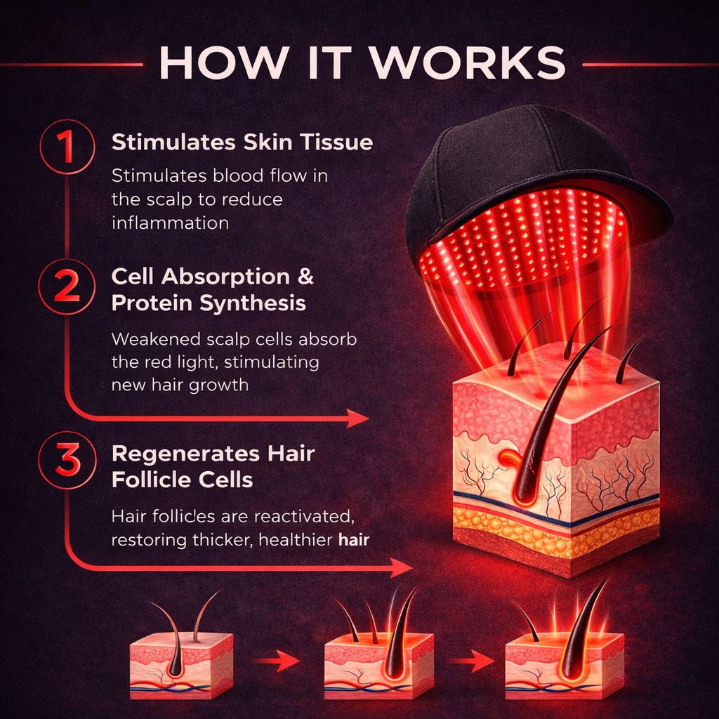 Lunea™ - Red Light Therapy Regrowth Cap
