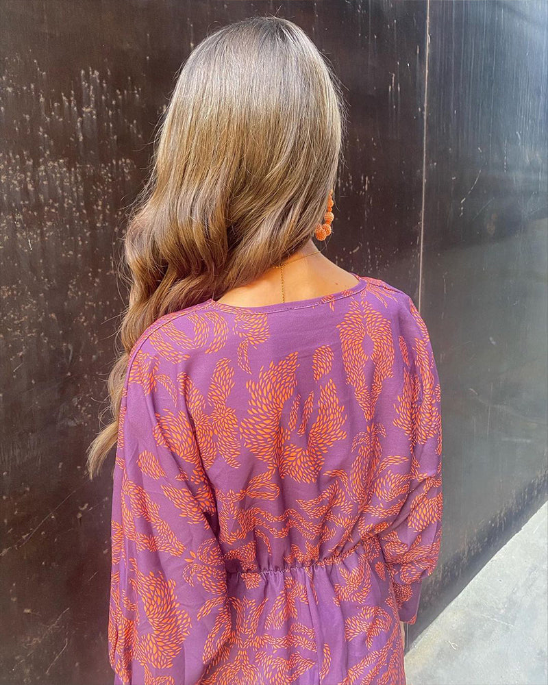 Celeste | Elegant Floral Midi Dress