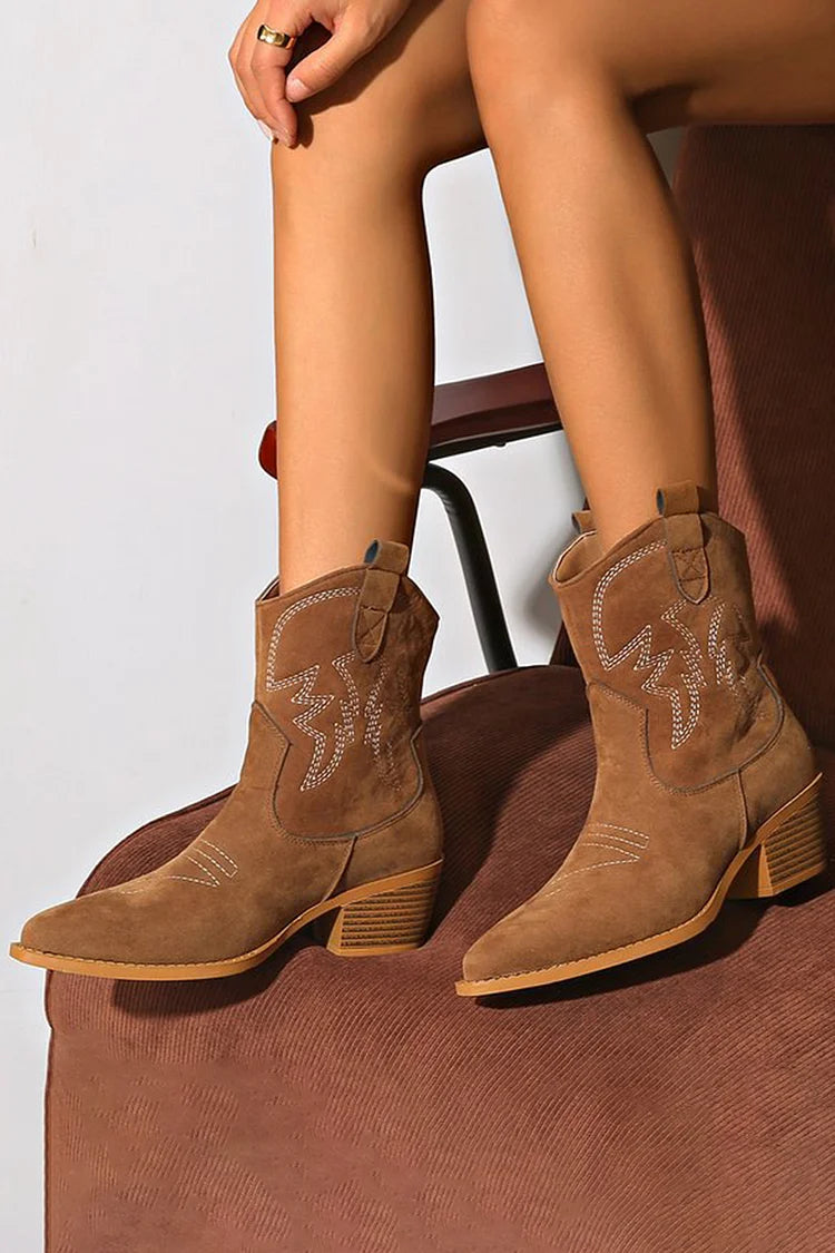Kira | Chic Western Ankle Boots