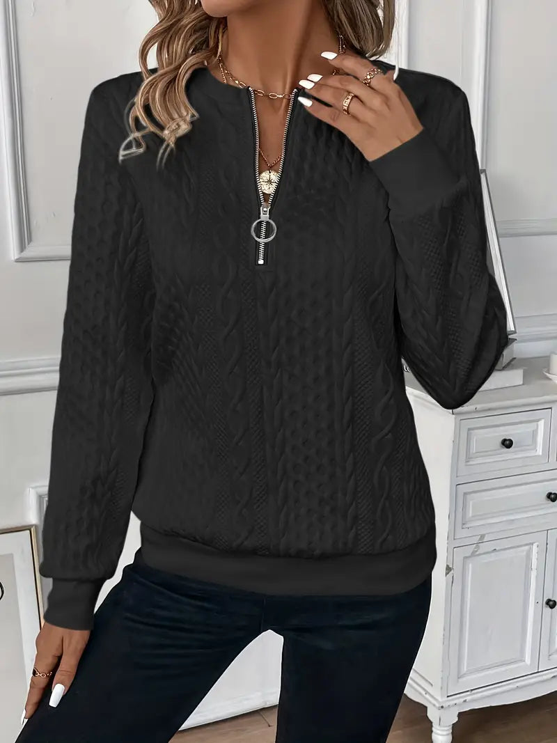 Pauline - Elegant Sweater with Zip