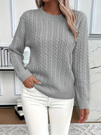 Antonella - Casual Loose-Fit Round Neck Sweater