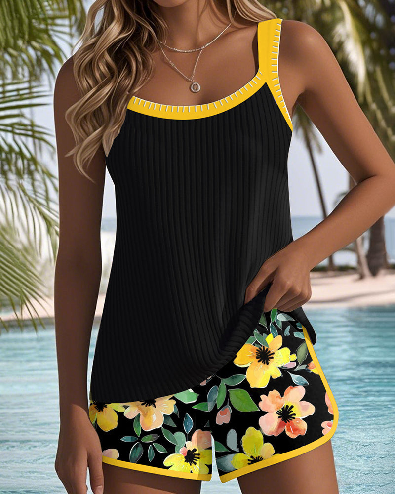 Laluna® | Tweedelige Elegante Tankini Set