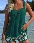 Laluna® | Tankini Gestreept met Tweedelig Strandbroekje