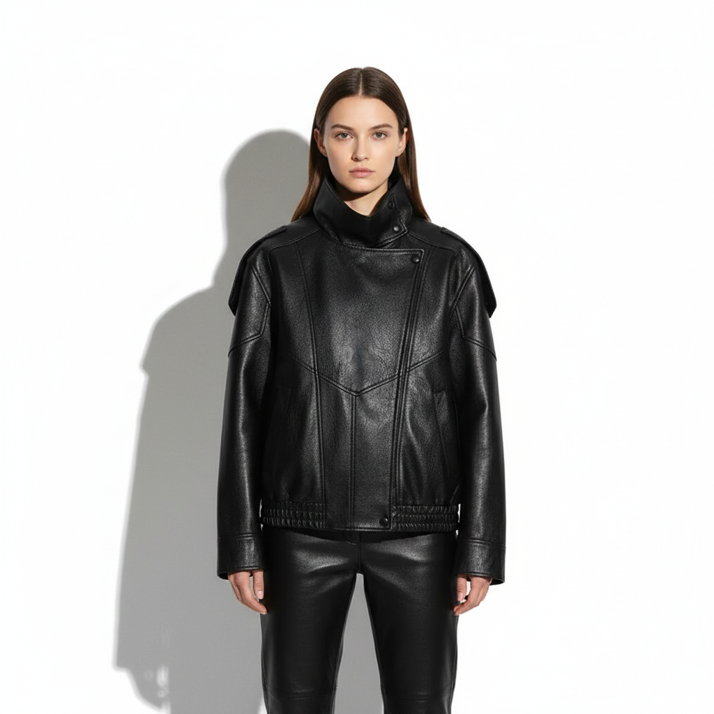 Lunea Mode's Viral Tiktok Faux Leather Jacket