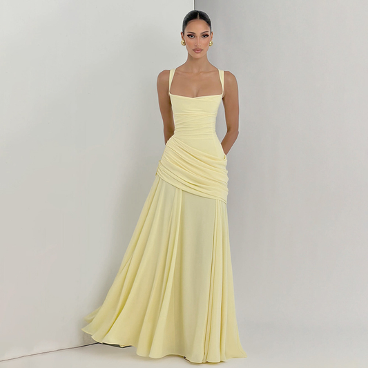 Charlotte Ruched Maxi Dress