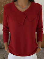 Cassidy | Warm Sweater with Soft Collar