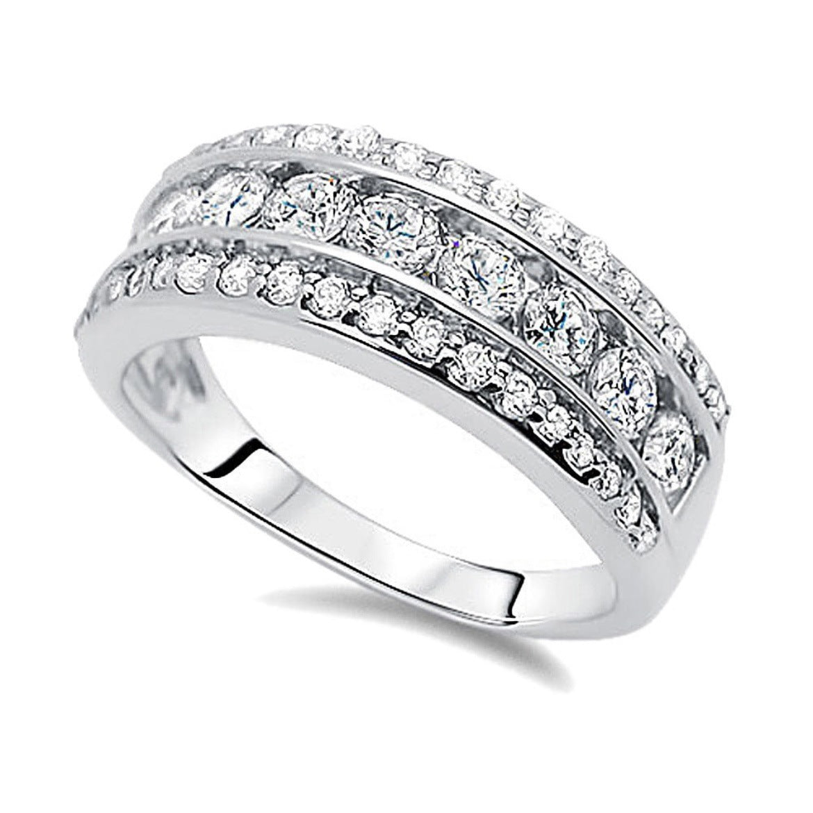 Isabelle | Elegant Silver Stone Ring