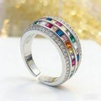 Aurora | Rainbow-Stone Elegant Ring