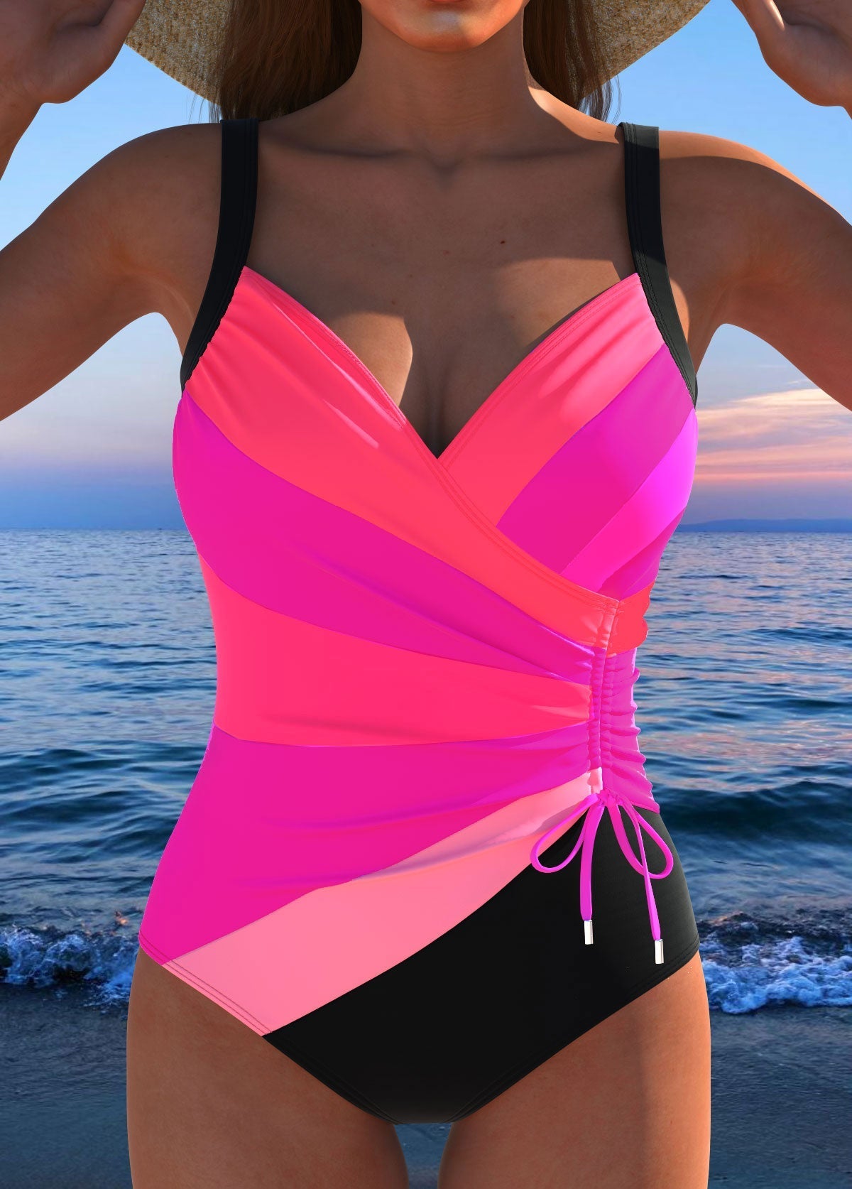 Coral Bay™ Luxury Surplice Swimsuit