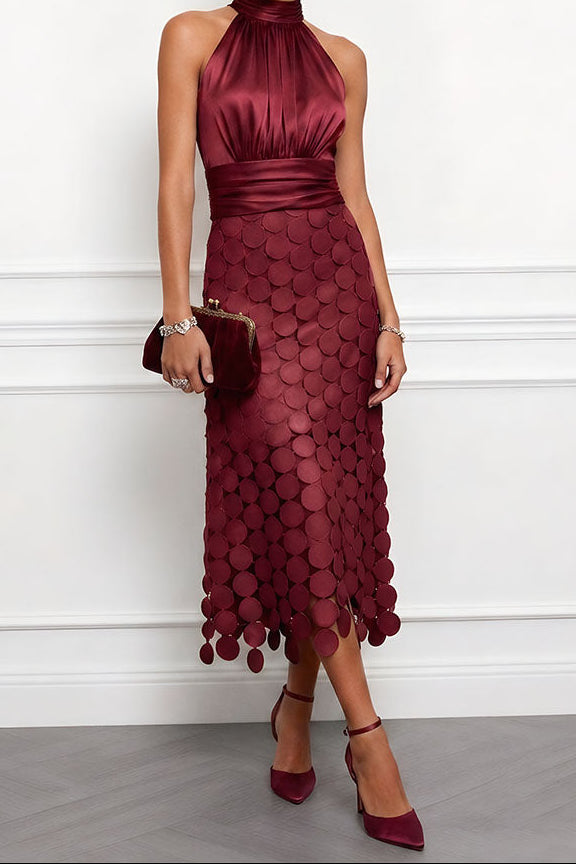 Celine | Elegant Midi Wedding Dress For Summer