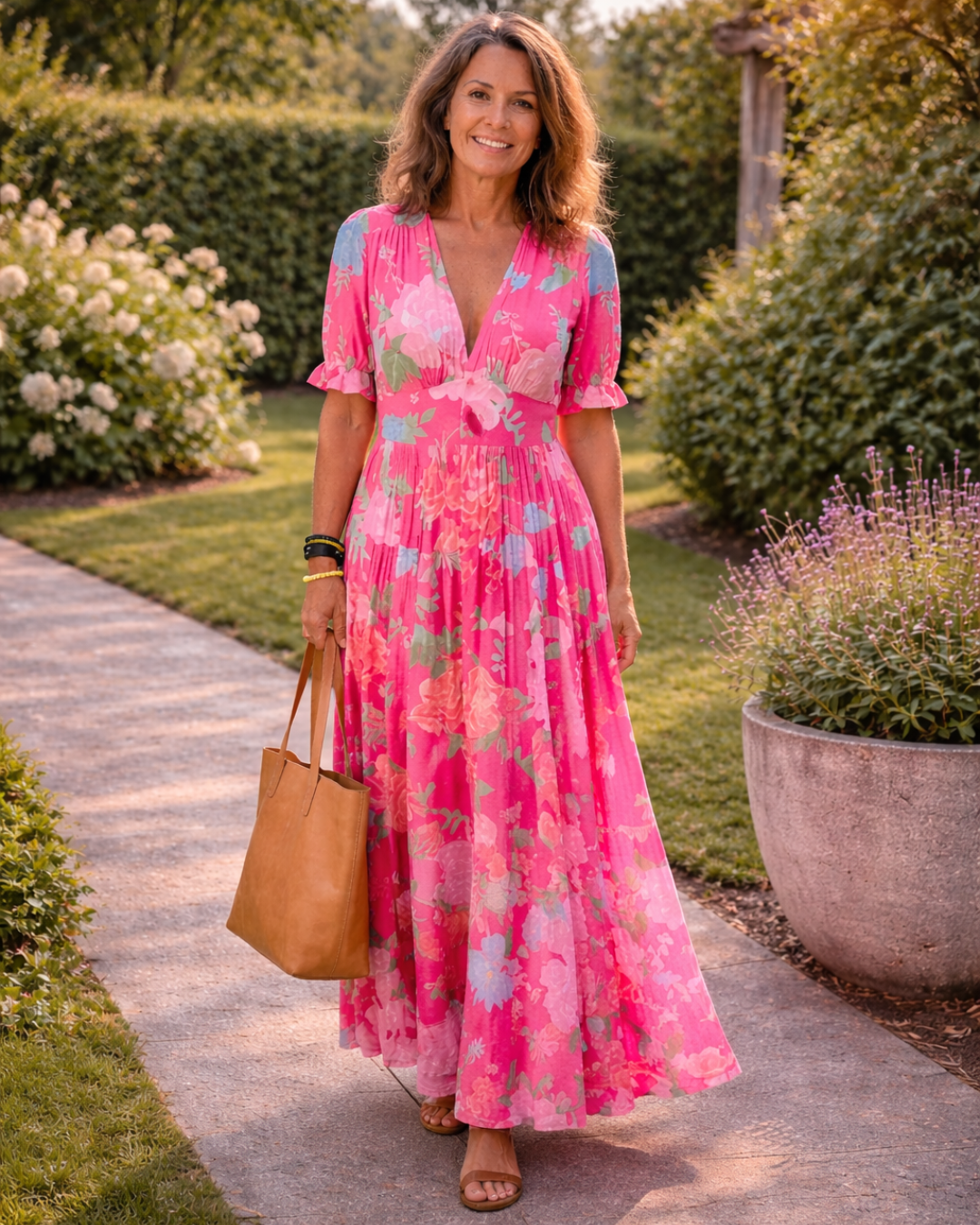 ROME | Floral Maxi Dress