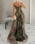 Giselle - vestido largo con estampado floral
