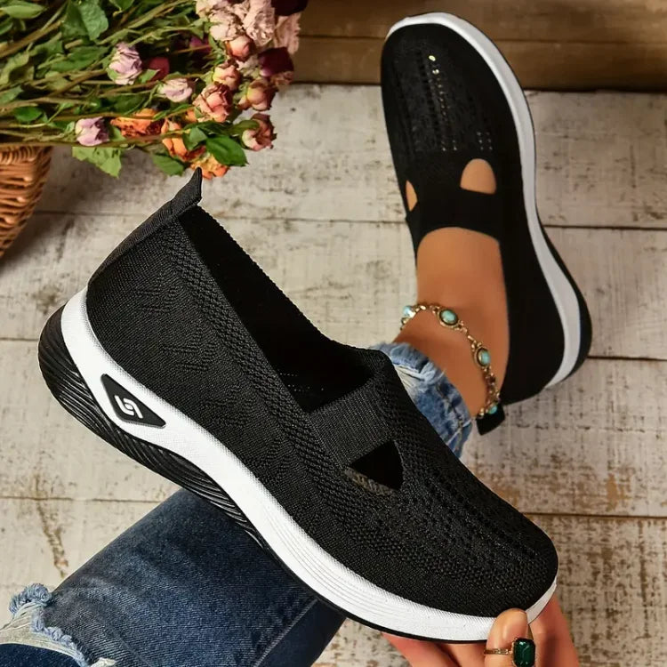 Lunea Mode® | The 'Cloud-Walk' Orthopedic Air-Mesh Loafer