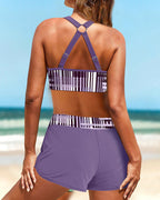 Janette - High Waist Ribbed Bikini