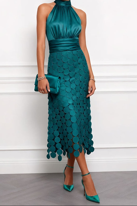 Celine | Elegant Midi Wedding Dress For Summer