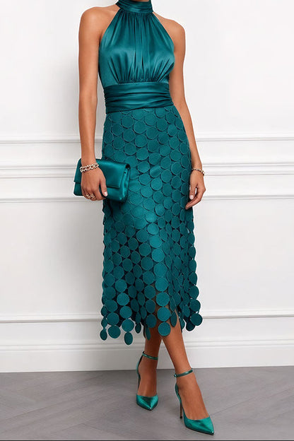 Celine | Elegant Midi Wedding Dress For Summer