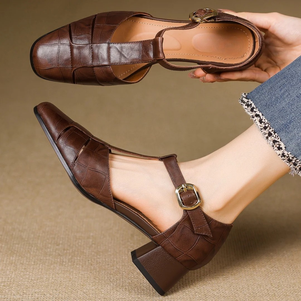 Clarissa | Elegant Brown Shoes