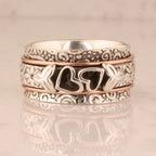 Engraved Silver Heritage Ring