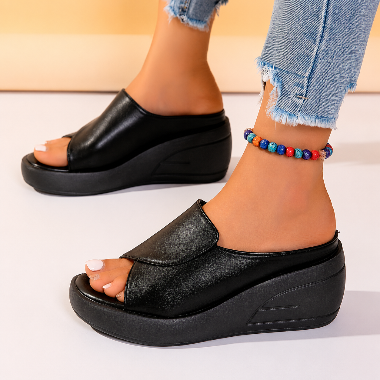 Celine™ | Orthopedic Slip-on Wedge Sandals