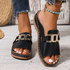 Clarinda | Orthopaedic sandals with buckle design